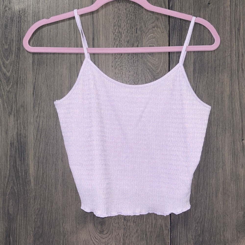 NWOT Lilac Textured Tank
